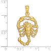 Lex & Lu 14k Yellow Gold Large Scorpio Zodiac Charm - 3 - Lex & Lu