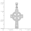 Lex & Lu 14k White Gold Celtic Cross w/Eternity Circle Pendant - 3 - Lex & Lu