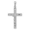 Lex & Lu 14k White Gold Crucifix Pendant LALC4339W - 3 - Lex & Lu