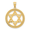 Lex & Lu 14k Yellow Gold Star of David Pendant - Lex & Lu