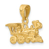 Lex & Lu 14k Yellow Gold 3D Locomotive Charm LALD1217 - 5 - Lex & Lu