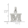 Lex & Lu Sterling Silver CZ Initial M Pendant LAL23716 - 4 - Lex & Lu