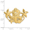 Lex & Lu 14k Yellow Gold Starfish Cluster Slide - 3 - Lex & Lu