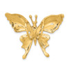 Lex & Lu 14k Yellow Gold Butterfly Slide Charm - 4 - Lex & Lu