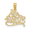 Lex & Lu 14k Yellow Gold #1 Sister Charm LALD3972 - 4 - Lex & Lu