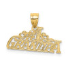 Lex & Lu 14k Yellow Gold #1 Grandmother Charm LALD3977 - Lex & Lu