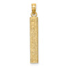 Lex & Lu 14k Yellow Gold Six Inch Ruler Charm - 3 - Lex & Lu