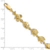 Lex & Lu 14k Yellow Gold Fish Bracelet - 3 - Lex & Lu