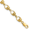 Lex & Lu 14k Yellow Gold Nantucket Basket Bracelet LALFB1707-7.25 - Lex & Lu