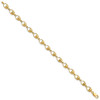 Lex & Lu 14k Yellow Gold Nantucket Basket Bracelet LALFB1707-7.25 - 2 - Lex & Lu