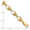 Lex & Lu 14k Yellow Gold Nantucket Basket Bracelet LALFB1707-7.25 - 3 - Lex & Lu