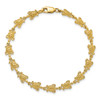 Lex & Lu 14k Yellow Gold Turtle Bracelet LALFB1722-7.25 - 4 - Lex & Lu