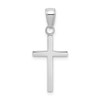 Lex & Lu 14k White Gold Polished Cross Pendant LALK2116W - Lex & Lu