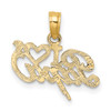 Lex & Lu 14k Yellow Gold I Heart Papa Charm - 3 - Lex & Lu