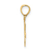 Lex & Lu 14k Yellow Gold I Heart Tennis Charm - 2 - Lex & Lu