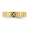 Lex & Lu 14k Yellow Gold X and O Pattern Toe Ring - 5 - Lex & Lu