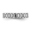 Lex & Lu 14k White Gold X and O Pattern Toe Ring - 5 - Lex & Lu