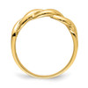 Lex & Lu 14k Yellow Gold Freeform Knot Ring Size 6 LALK3867 - 2 - Lex & Lu