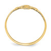 Lex & Lu 14k Yellow Gold Cross w/Circle Ring Size 6 - 2 - Lex & Lu