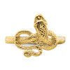 Lex & Lu 14k Yellow Gold Snake Ring Size 7 - 5 - Lex & Lu