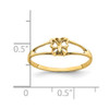 Lex & Lu 14k Yellow Gold Mini Butterfly Ring Size 7 - 3 - Lex & Lu