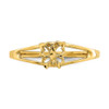 Lex & Lu 14k Yellow Gold Mini Butterfly Ring Size 7 - 5 - Lex & Lu