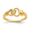 Lex & Lu 14k Yellow Gold Freeform Knot Ring Size 6 LALK4603 - Lex & Lu