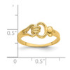 Lex & Lu 14k Yellow Gold Freeform Knot Ring Size 6 LALK4603 - 4 - Lex & Lu
