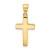 Lex & Lu 14k Yellow Gold Cross Pendant LALK6406 - Lex & Lu