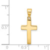 Lex & Lu 14k Yellow Gold Cross Pendant LALK6406 - 4 - Lex & Lu