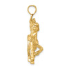 Lex & Lu 14k Yellow Gold 2D Dancing Horse Charm - 2 - Lex & Lu