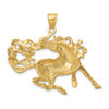 Lex & Lu 14k Yellow Gold 2D Dancing Horse Charm - 4 - Lex & Lu