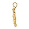 Lex & Lu 14k Yellow Gold 2D Horse Walking Charm - 2 - Lex & Lu