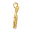 Lex & Lu 14k Yellow Gold 2D Polished Horse Charm LALK6508 - 2 - Lex & Lu