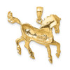 Lex & Lu 14k Yellow Gold 2D horse Charm LALK6544 - 4 - Lex & Lu