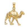 Lex & Lu 14k Yellow Gold 3D Camel Charm - 4 - Lex & Lu