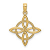 Lex & Lu 14k Yellow Gold Sm Celtic Eternity Knot Charm - Lex & Lu