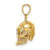 Lex & Lu 14k Yellow Gold 3D SKULL Charm / HP - 2 - Lex & Lu