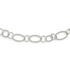 Lex & Lu Sterling Silver Fancy Link Necklace 42'' LAL23899 - Lex & Lu