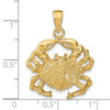 Lex & Lu 14k Yellow Gold Crab Pendant LALK7732 - 3 - Lex & Lu