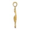 Lex & Lu 14k Yellow Gold 2D Pelican Standing Charm - 2 - Lex & Lu