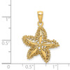 Lex & Lu 14k Yellow Gold Starfish Filigree Charm - 3 - Lex & Lu