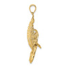 Lex & Lu 14k Yellow Gold 2D Moveable Lobster Charm LALK7871 - 2 - Lex & Lu