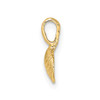 Lex & Lu 14k Yellow Gold Mini Clam Shell Charm - 2 - Lex & Lu