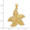 Lex & Lu 14k Yellow Gold 2D Starfish Charm LALK7957 - 3 - Lex & Lu