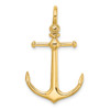 Lex & Lu 14k Yellow Gold 3D Anchor w/Shackle Bail Charm - 4 - Lex & Lu