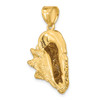 Lex & Lu 14k Yellow Gold 3D Conch Shell Charm LALK8025 - 5 - Lex & Lu