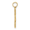 Lex & Lu 14k Yellow Gold TURKS and CAICOS Under Flamingo Charm - 2 - Lex & Lu