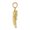 Lex & Lu 14k Yellow Gold Florida Lobster with Out Claws Charm LALK8035 - 2 - Lex & Lu