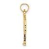 Lex & Lu 14k Yellow Gold Polished CHARLESTON Palm Tree Charm - 2 - Lex & Lu